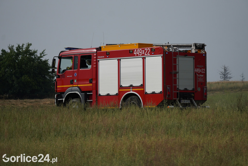 Pożar stodoły w Kobylance (30.06.)