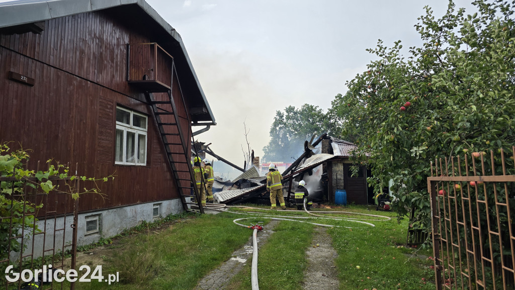 Pożar stodoły w Kobylance (30.06.)