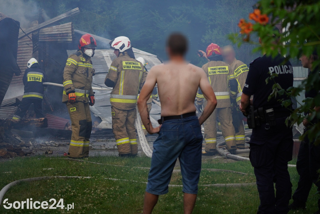 Pożar stodoły w Kobylance (30.06.)