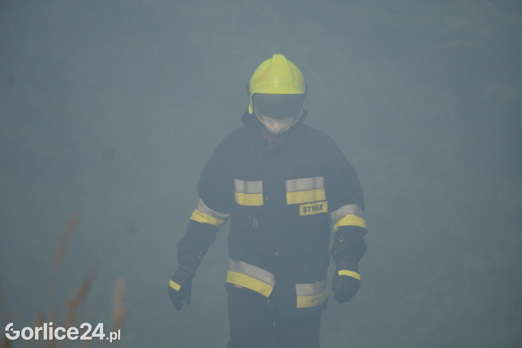 Pożar stodoły w Kobylance (30.06.)