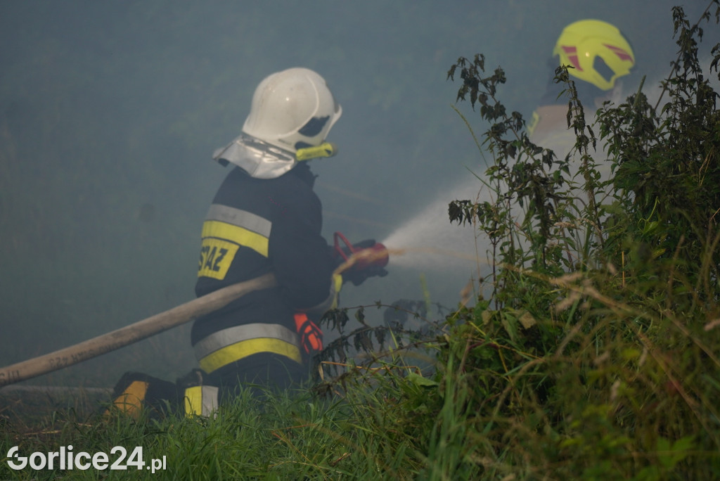 Pożar stodoły w Kobylance (30.06.)