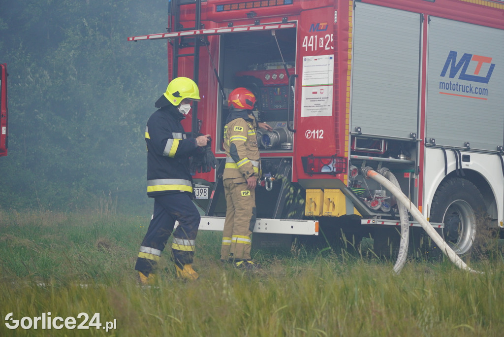 Pożar stodoły w Kobylance (30.06.)