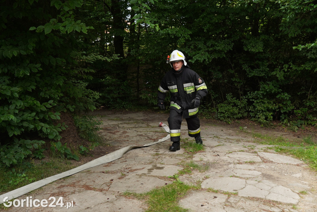 Pożar stodoły w Kobylance (30.06.)