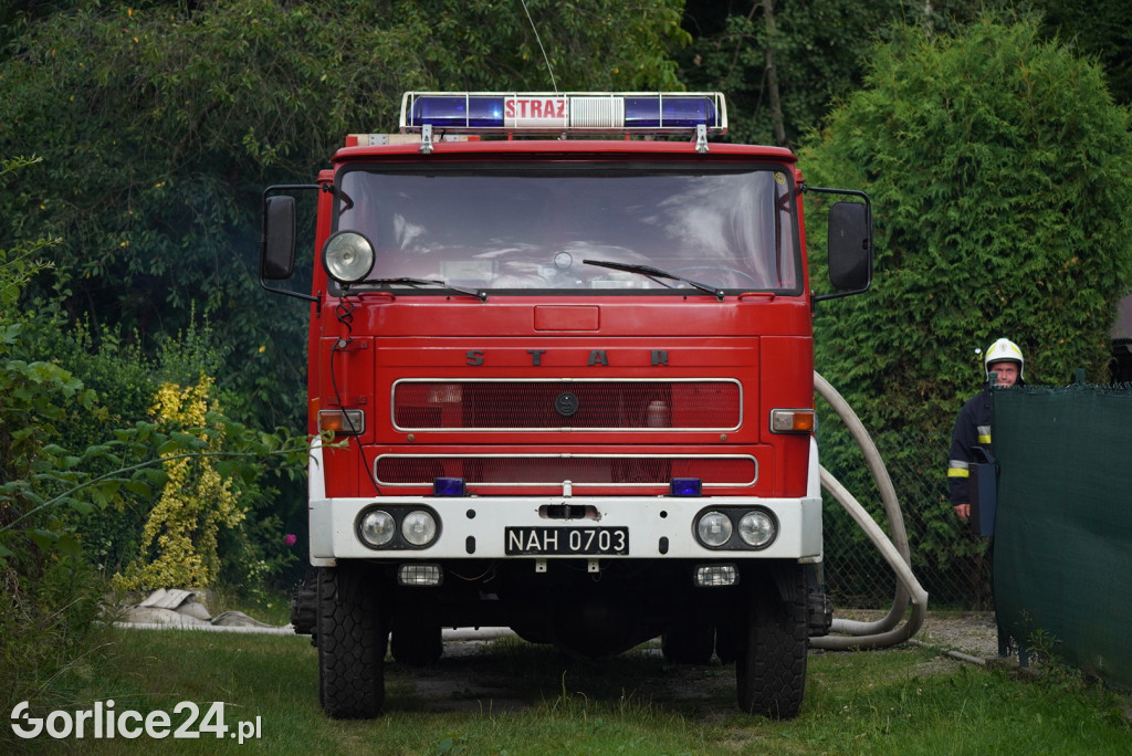 Pożar stodoły w Kobylance (30.06.)