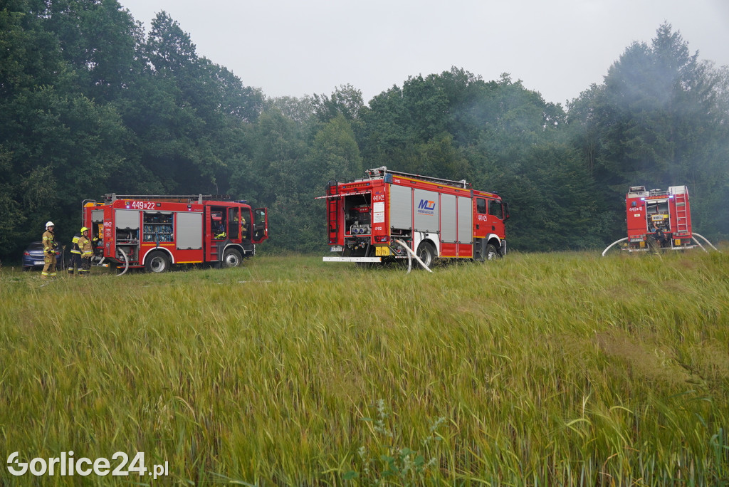 Pożar stodoły w Kobylance (30.06.)