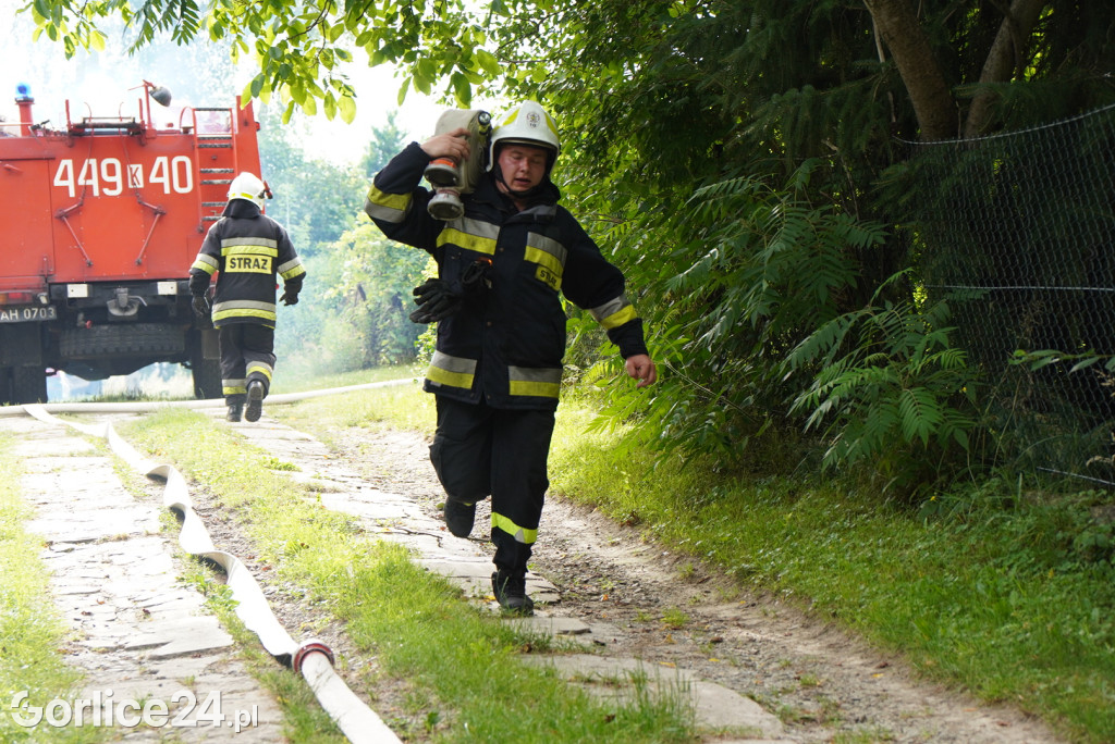 Pożar stodoły w Kobylance (30.06.)