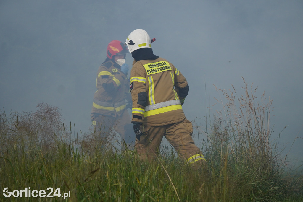 Pożar stodoły w Kobylance (30.06.)
