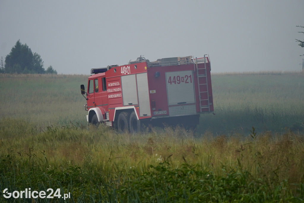 Pożar stodoły w Kobylance (30.06.)
