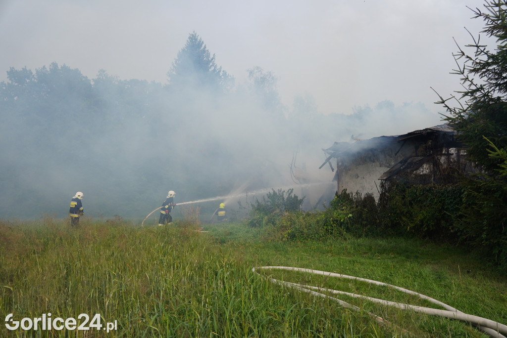 Pożar stodoły w Kobylance (30.06.)
