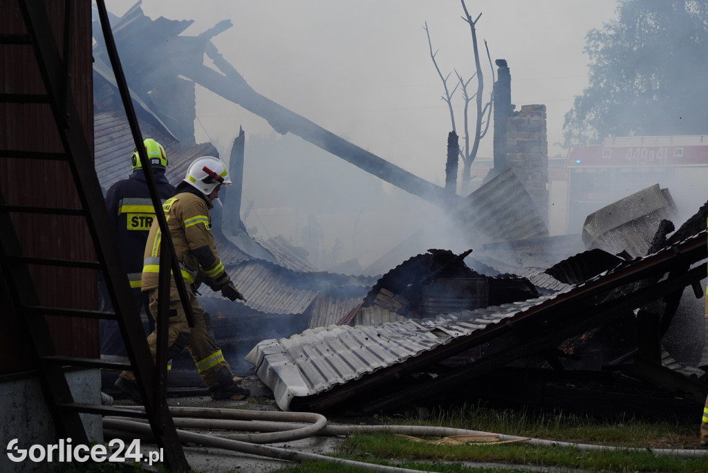 Pożar stodoły w Kobylance (30.06.)