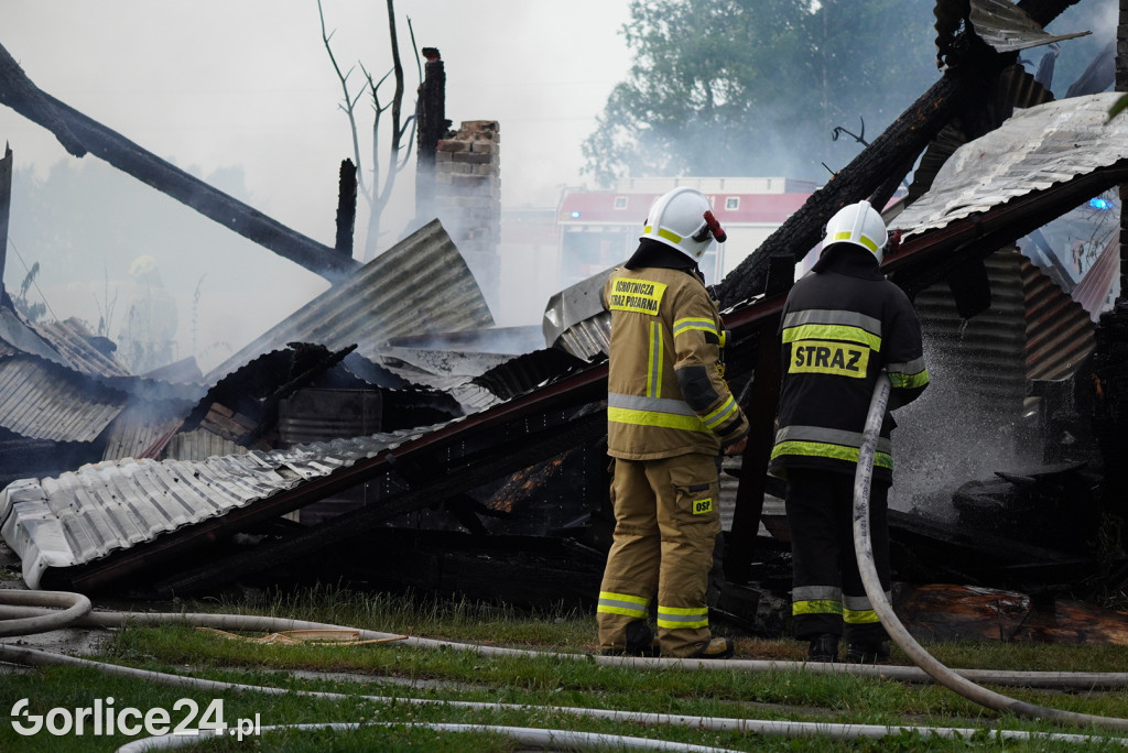 Pożar stodoły w Kobylance (30.06.)
