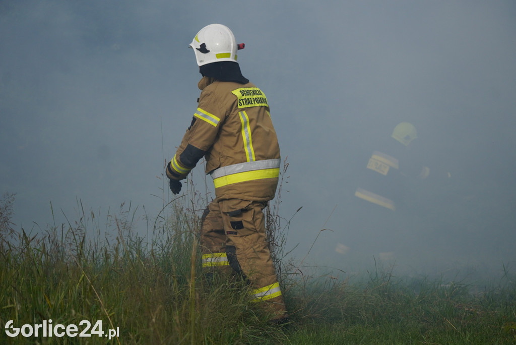 Pożar stodoły w Kobylance (30.06.)