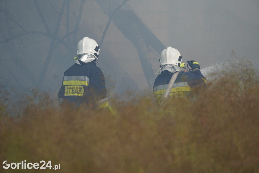 Pożar stodoły w Kobylance (30.06.)