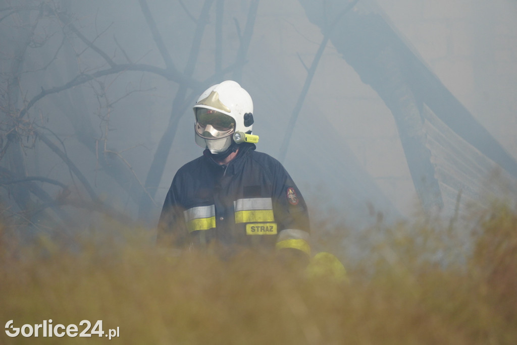 Pożar stodoły w Kobylance (30.06.)