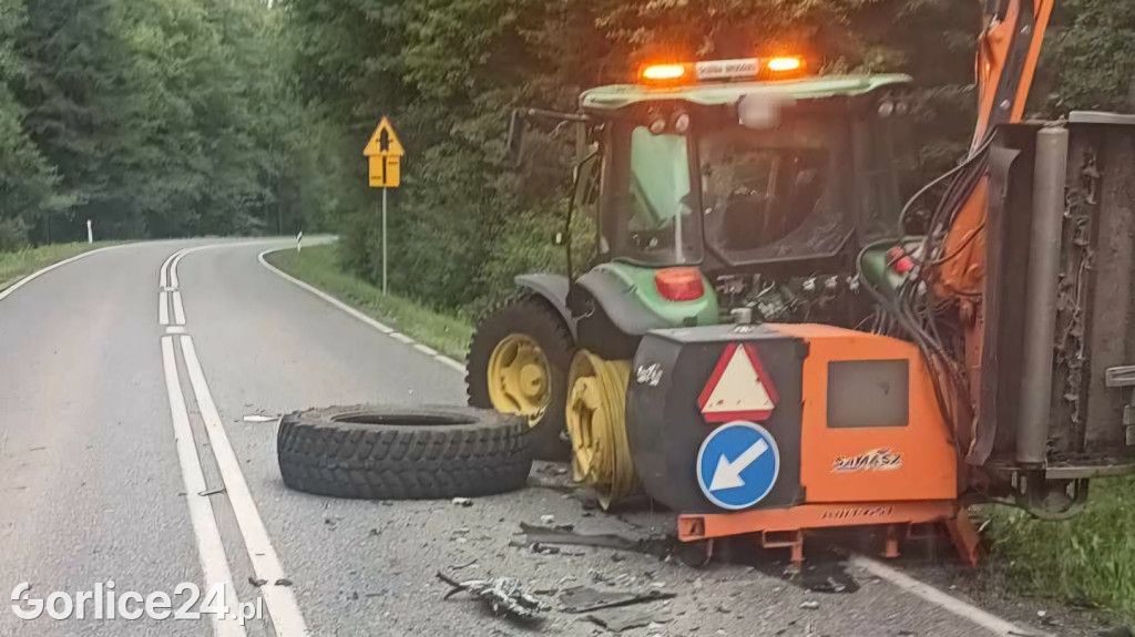 Zderzenie pojazdów w Moszczenicy