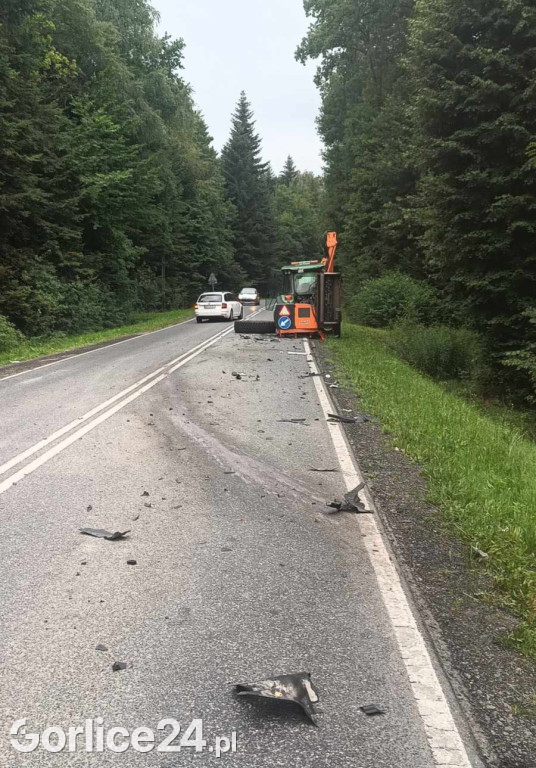 Zderzenie pojazdów w Moszczenicy