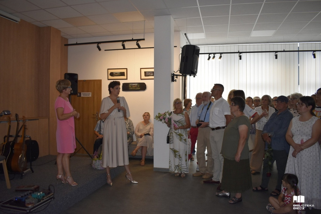 Wernisaż Barbary Rudzińskiej w Bieczu