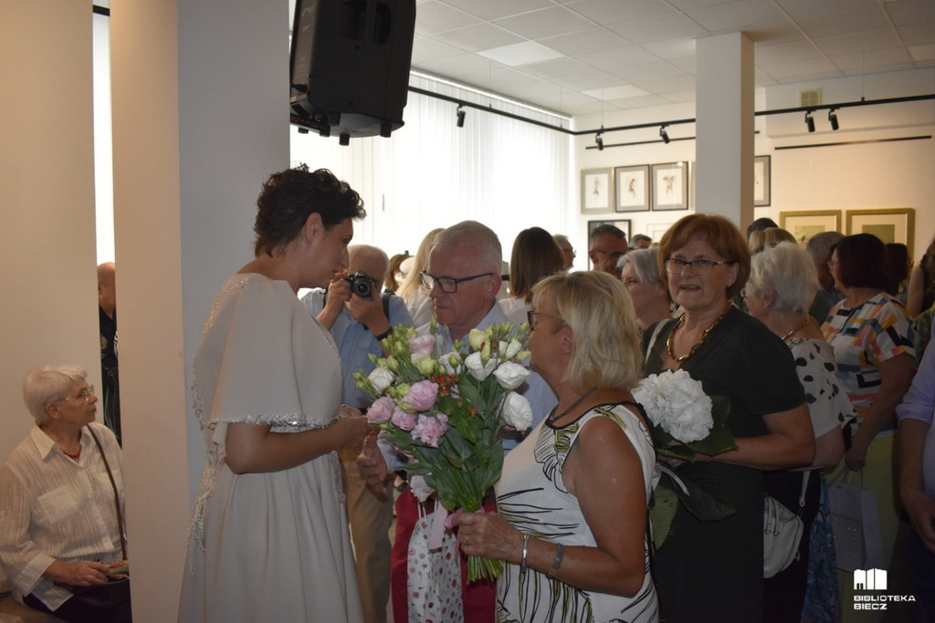 Wernisaż Barbary Rudzińskiej w Bieczu