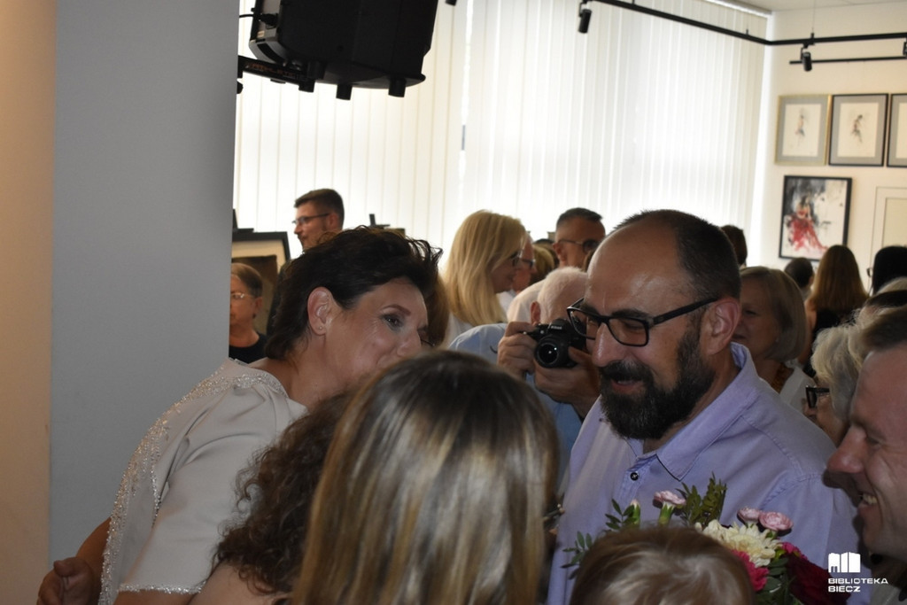 Wernisaż Barbary Rudzińskiej w Bieczu