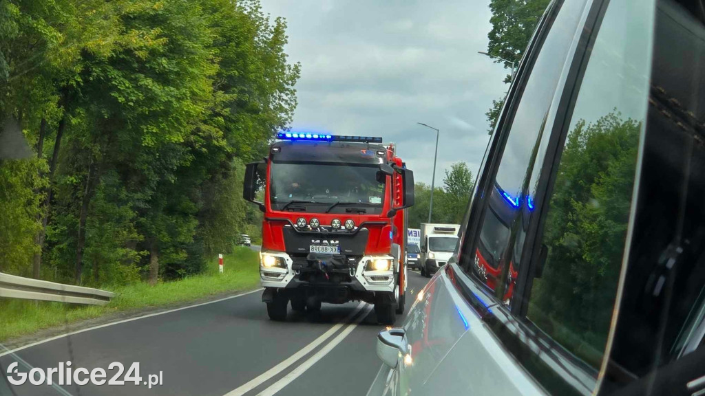 Gorlice. Kolizja dwóch samochodów (03.07)
