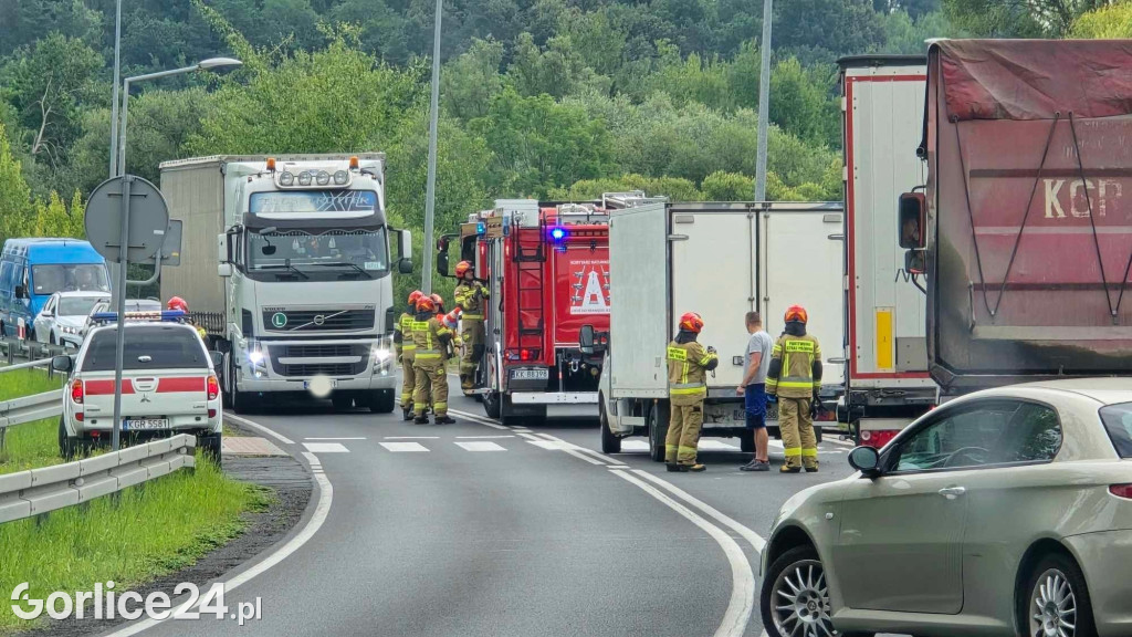 Gorlice. Kolizja dwóch samochodów (03.07)