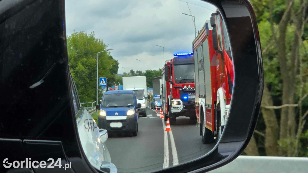 Gorlice. Kolizja dwóch samochodów (03.07)