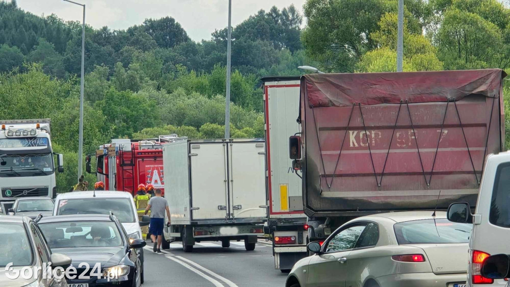 Gorlice. Kolizja dwóch samochodów (03.07)