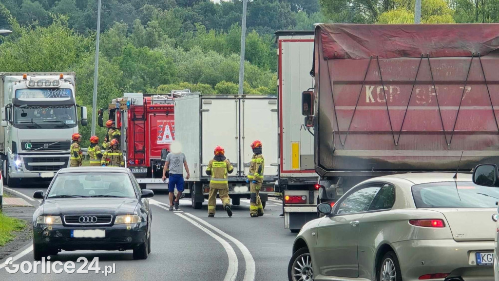Gorlice. Kolizja dwóch samochodów (03.07)