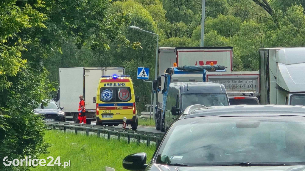 Gorlice. Kolizja dwóch samochodów (03.07)