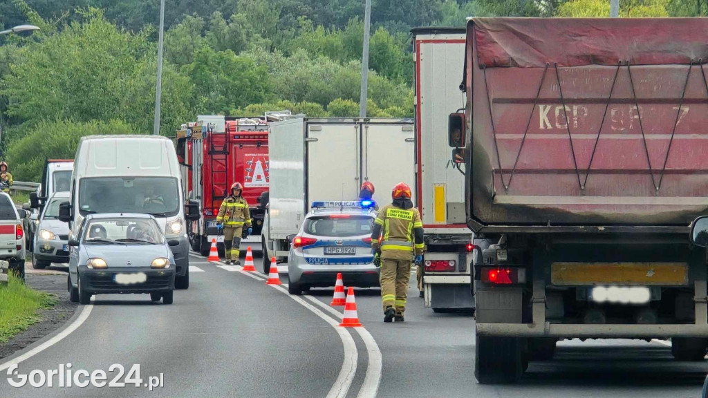 Gorlice. Kolizja dwóch samochodów (03.07)