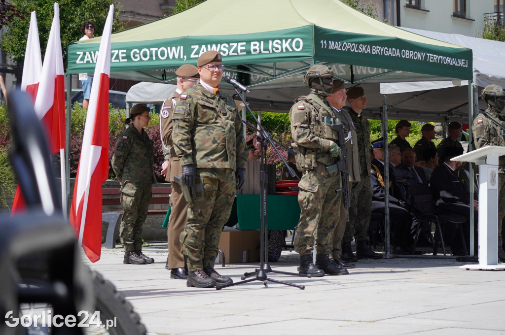 Przysięga Terytorialsów na gorlickim Rynku 06.07.