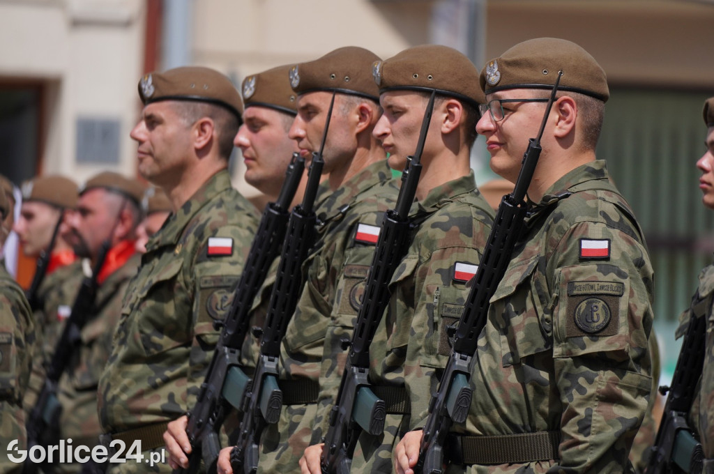 Przysięga Terytorialsów na gorlickim Rynku 06.07.