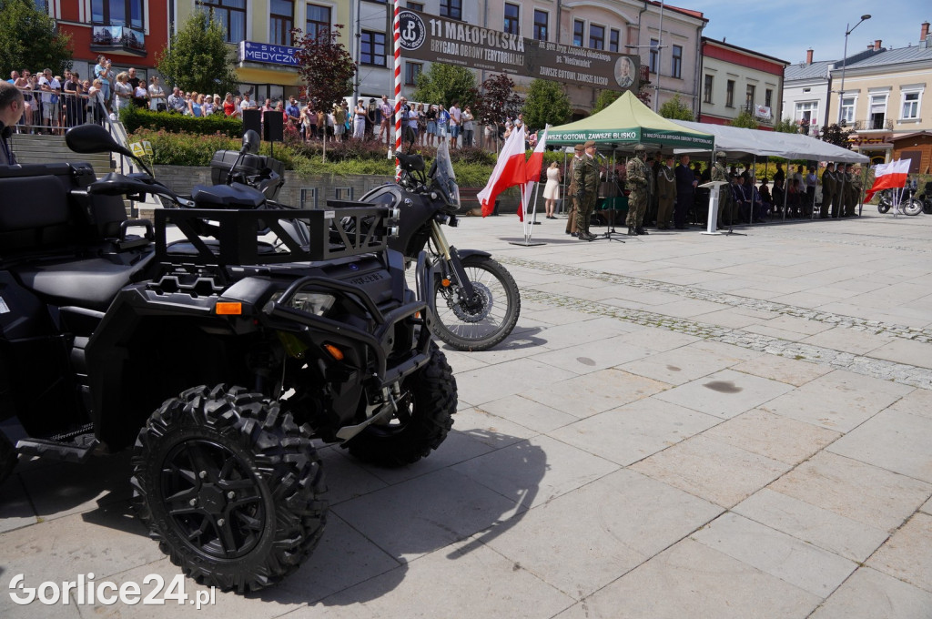 Przysięga Terytorialsów na gorlickim Rynku 06.07.
