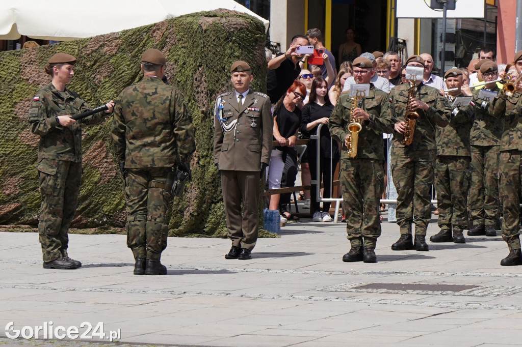 Przysięga Terytorialsów na gorlickim Rynku 06.07.