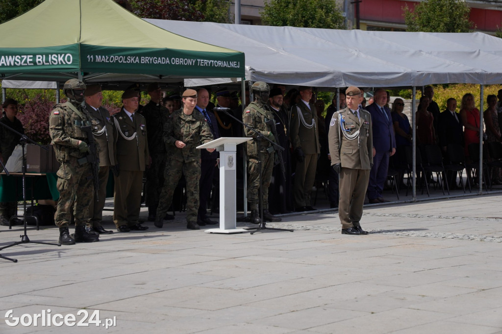 Przysięga Terytorialsów na gorlickim Rynku 06.07.