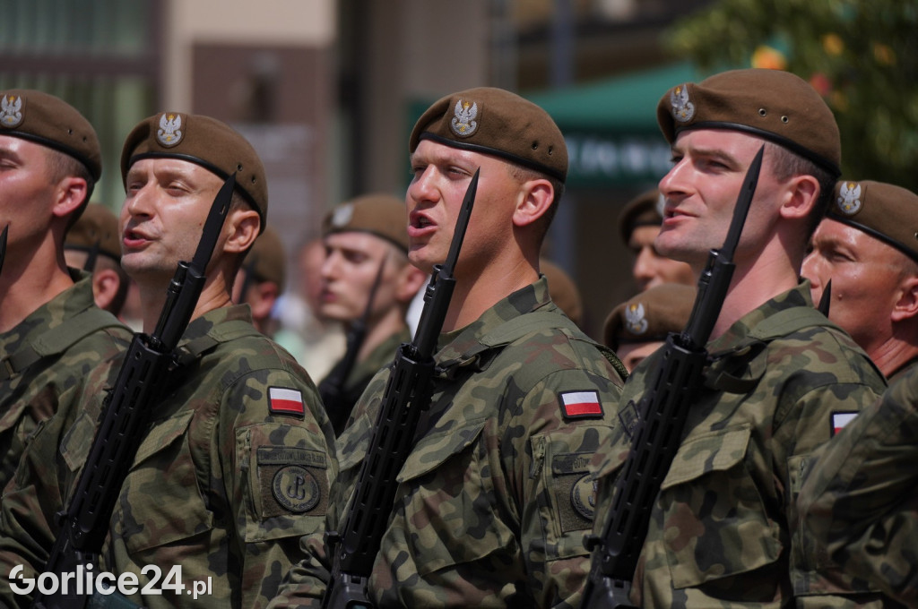 Przysięga Terytorialsów na gorlickim Rynku 06.07.