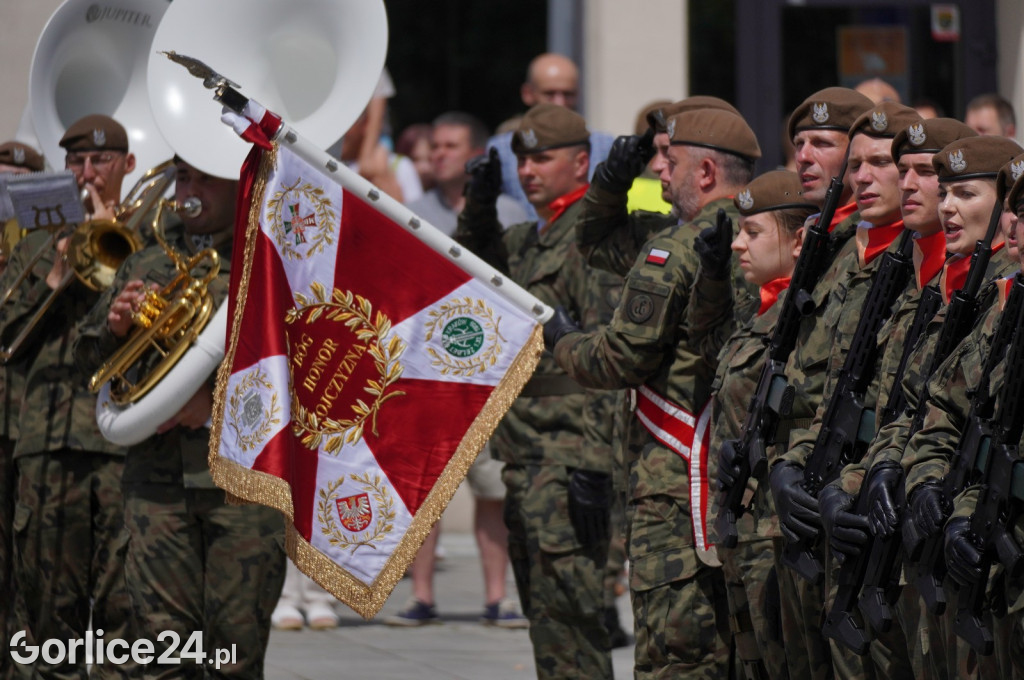 Przysięga Terytorialsów na gorlickim Rynku 06.07.
