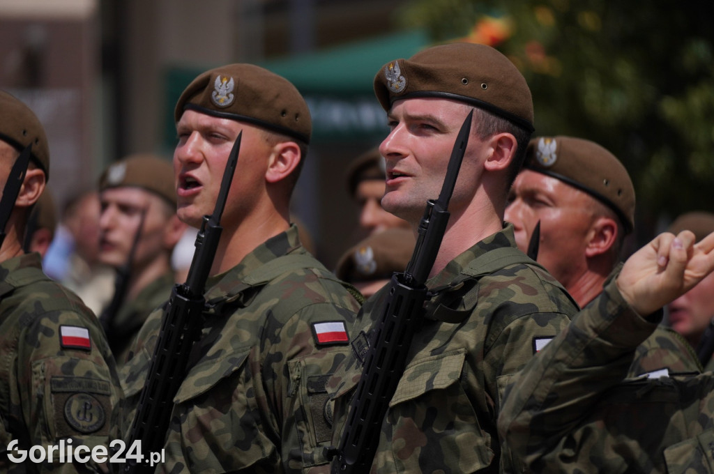 Przysięga Terytorialsów na gorlickim Rynku 06.07.