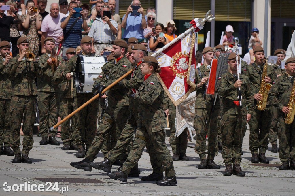 Przysięga Terytorialsów na gorlickim Rynku 06.07.