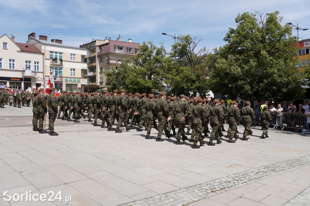 Przysięga Terytorialsów na gorlickim Rynku 06.07.