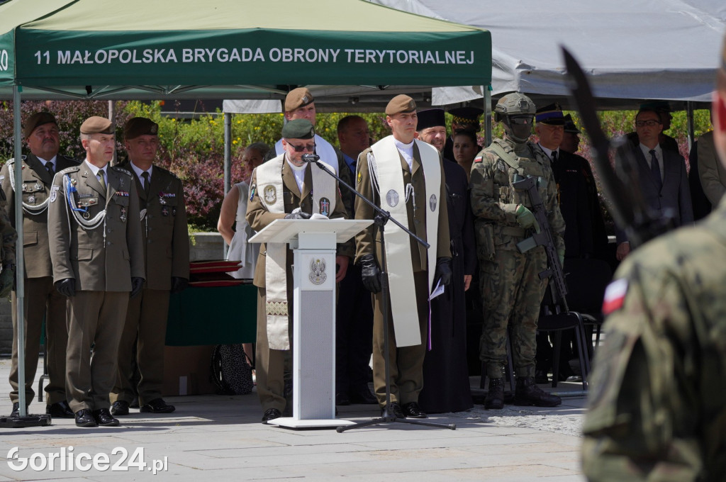 Przysięga Terytorialsów na gorlickim Rynku 06.07.