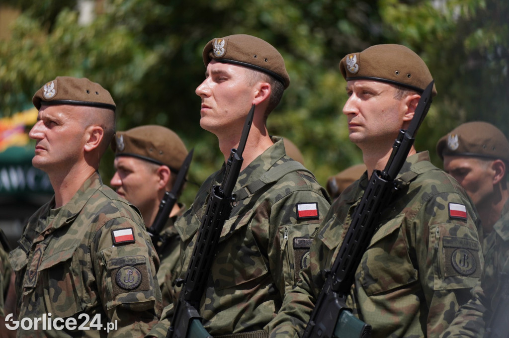 Przysięga Terytorialsów na gorlickim Rynku 06.07.