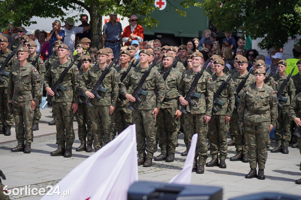 Przysięga Terytorialsów na gorlickim Rynku 06.07.
