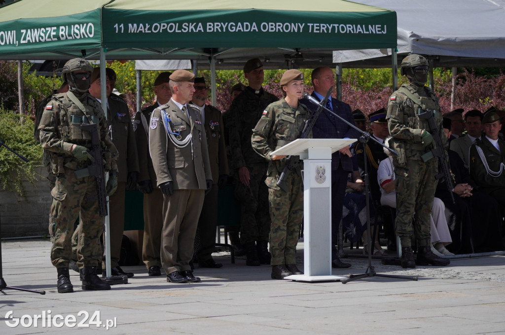 Przysięga Terytorialsów na gorlickim Rynku 06.07.