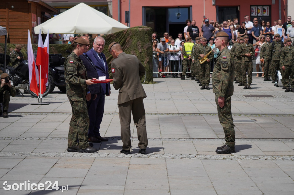 Przysięga Terytorialsów na gorlickim Rynku 06.07.