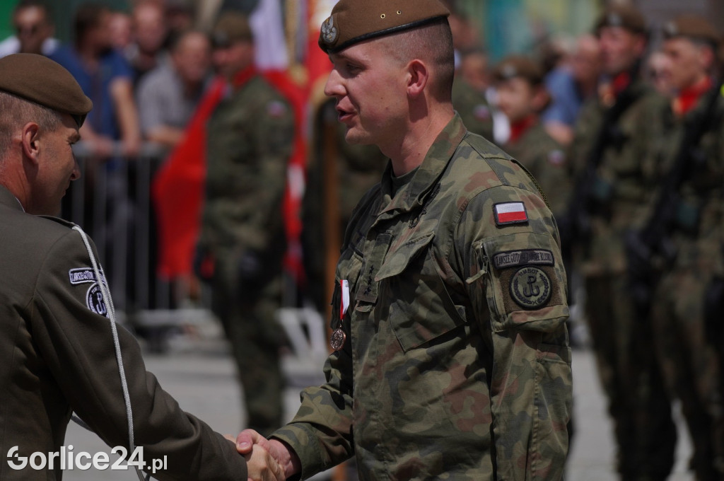 Przysięga Terytorialsów na gorlickim Rynku 06.07.