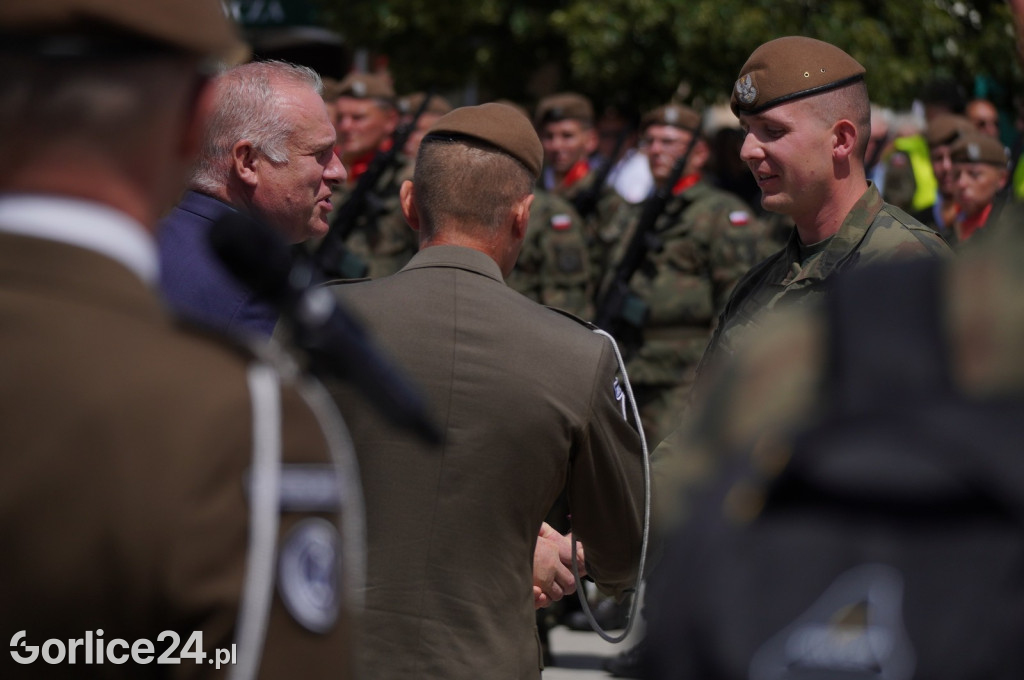 Przysięga Terytorialsów na gorlickim Rynku 06.07.