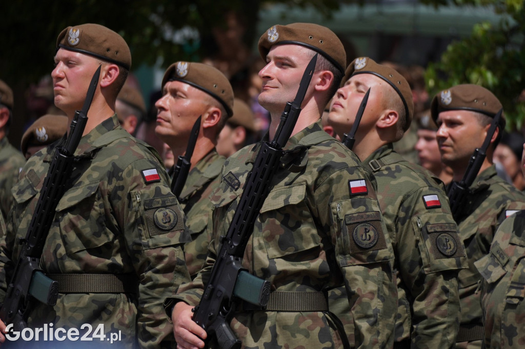 Przysięga Terytorialsów na gorlickim Rynku 06.07.