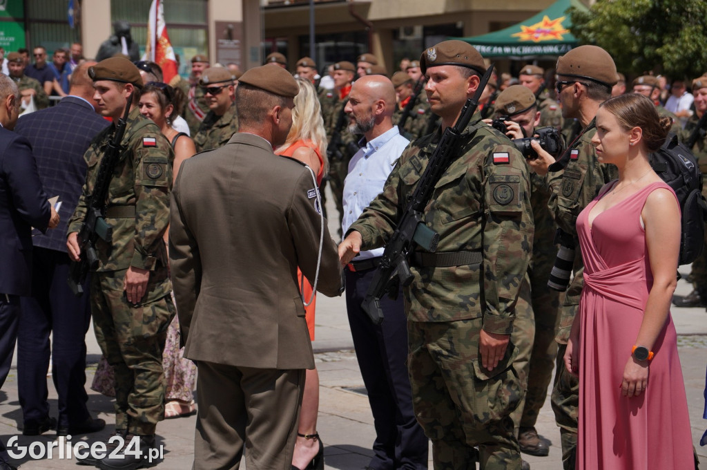 Przysięga Terytorialsów na gorlickim Rynku 06.07.