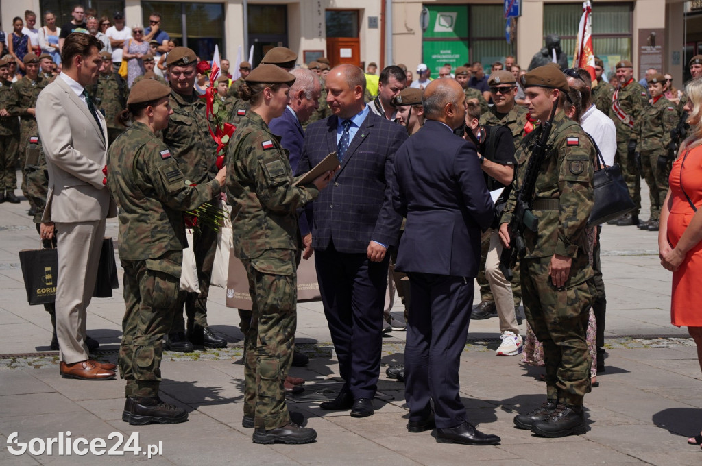 Przysięga Terytorialsów na gorlickim Rynku 06.07.